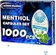 IURIMA Premium Menthol Capsules Set of 1000 | Menthol Balls, Cigarette Click Filter, DIY Menthol Capsules Filter, Premium Aroma Capsules for Cigarettes, Menthol Click Capsules