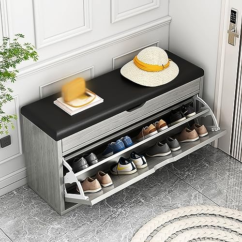 Rangement pour chaussures avec banc de rangement et meuble autoportant - 3