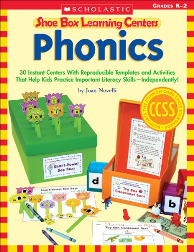 Shoe Box Learning Centers: Phonics: 30 Instant Centers With Reproducible Templates and Activities...