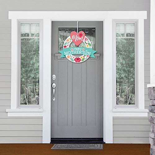 Big Dot of Happiness Floral Mother's Day Wreath #TOP30