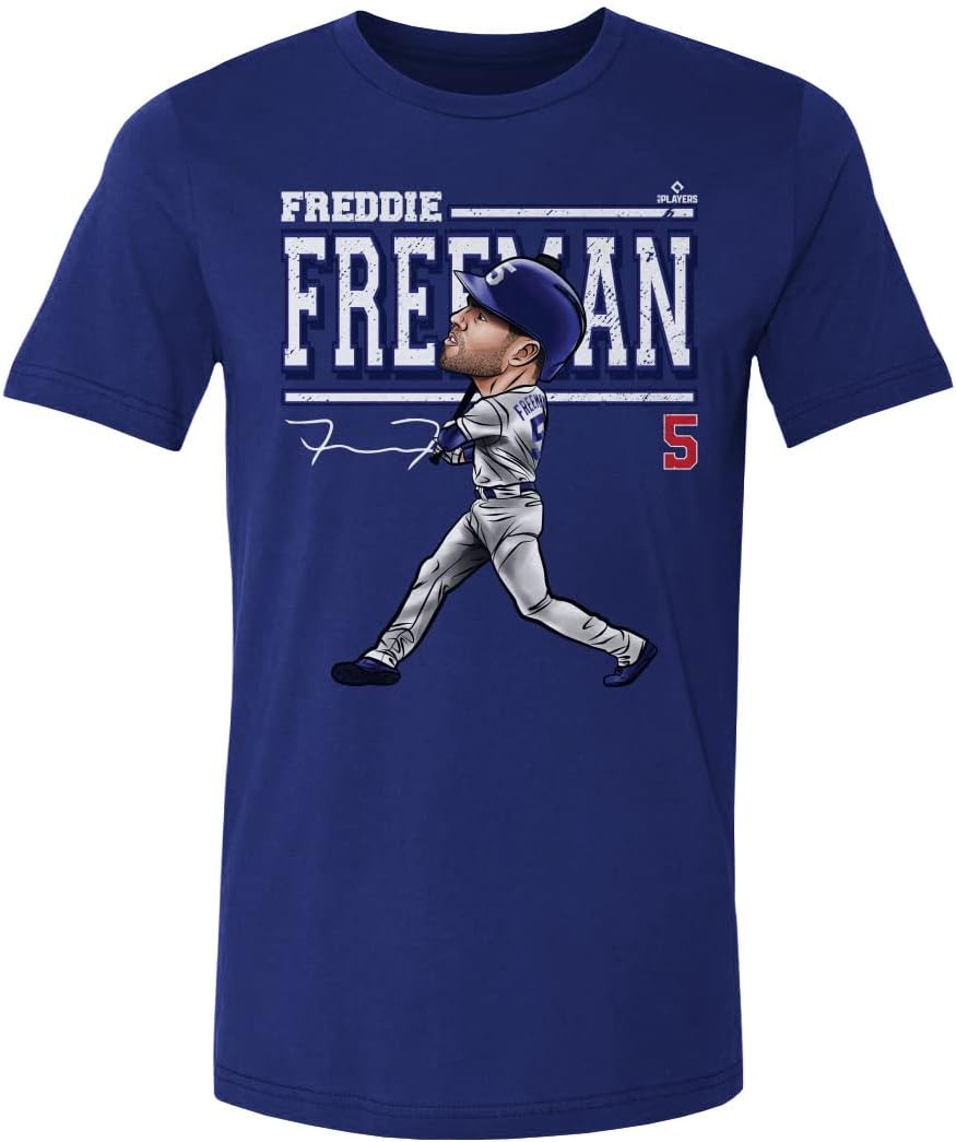 500 LEVEL Freddie Freeman Shirt - Freddie Freeman Los Angeles D Cartoon