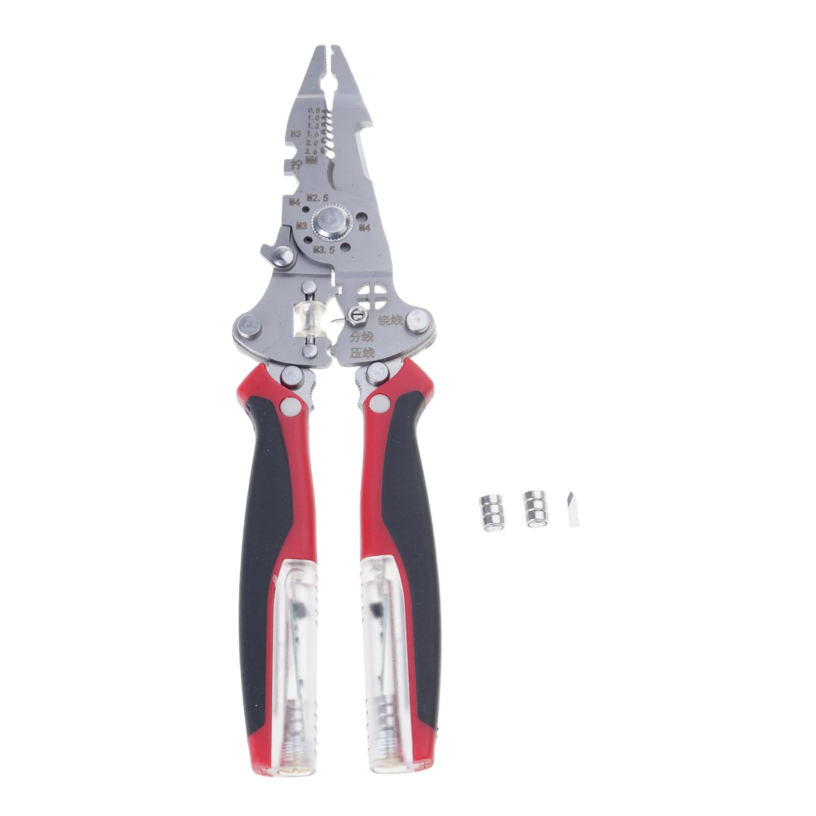 Jazuaiao Foldable Wire Strippers With Electricity Measurement Function 16 In 1 Wire Stripping Pliers For Cutting Pulling Wires Multifunctional Electrical Pliers