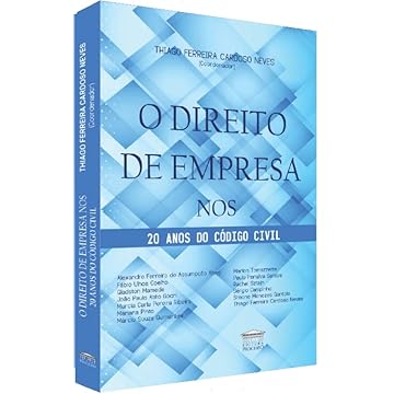 Capa do livro O Direito de Empresa nos 20 Anos do Código Civil