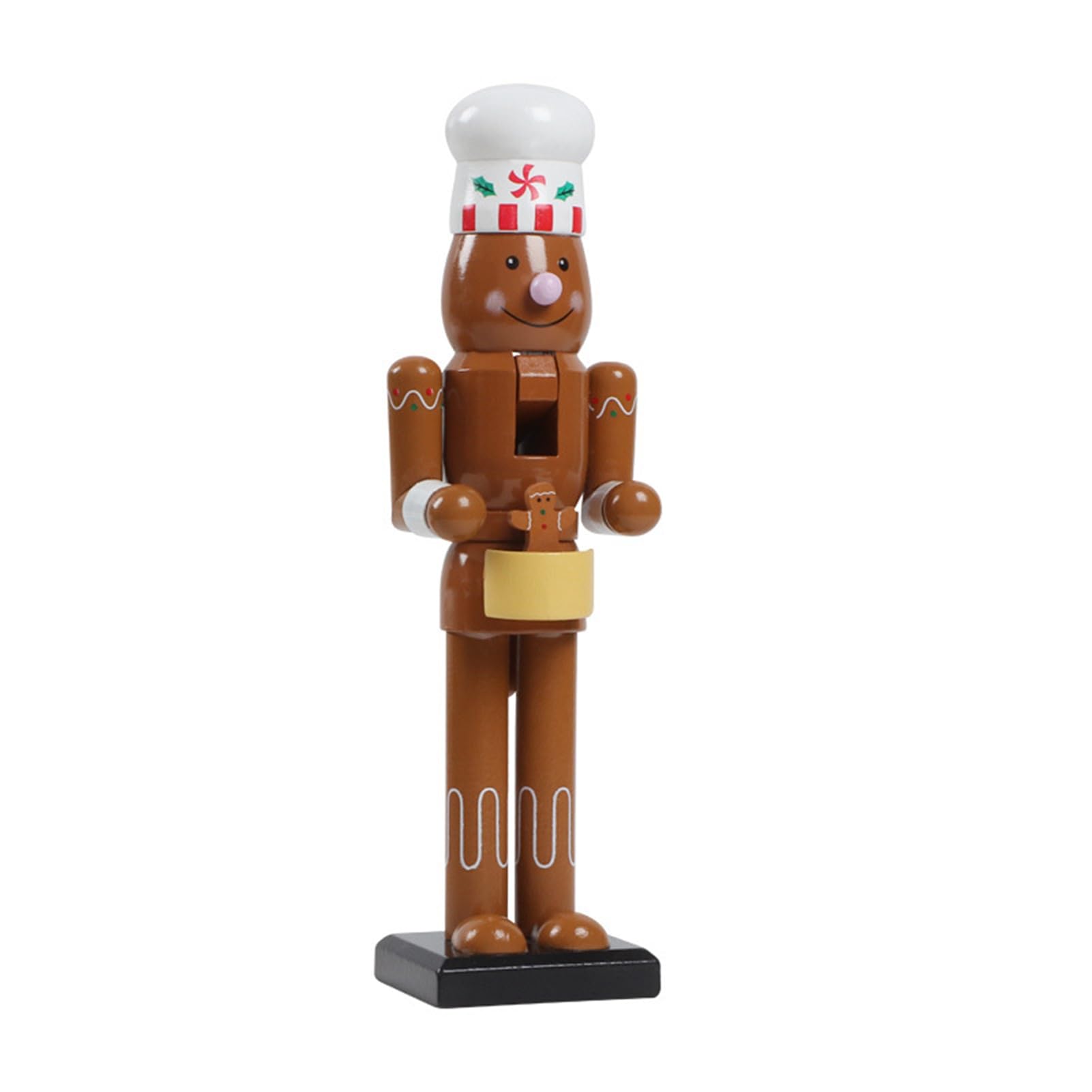 Glifora Christmas Nutcracker Ornament - Large Wooden Soldier Nutcracker Figurine for Christmas Tree, Front Door and Hotel Decoration