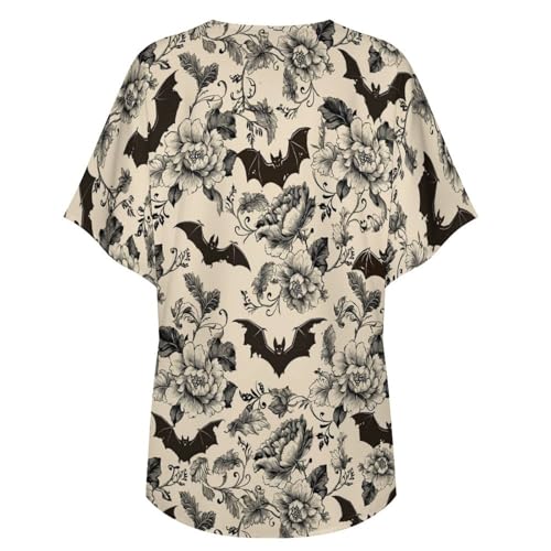 Women's Puff Sleeve Kimono Cardigan Loose Cover Ups for Women Casual Blouse Tops for Swimwear Beach Wear, S-3XL4