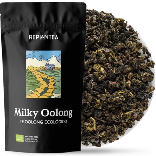 MILKY OOLONG TÉ ECOLÓGICO 100g (50 Tazas) | Té Oolong Premium con Finas Notas de Leche y Vainilla | Té de Especialidad REPLANTEA