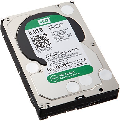 Amazon | WD Green 6TB Desktop Hard Drive: 3.5-inch, SATA 6 Gb/s