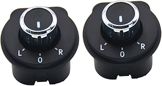 VICASKY 2 Peças De Ajuste Do Espelho Retrovisor Imprensa Espelho Do Carro Acessórios Do Carro Acessórios Do Carro Para Parte Do Espelho Retrovisor Do Carro Botão Do Espelho Retrovisor Do