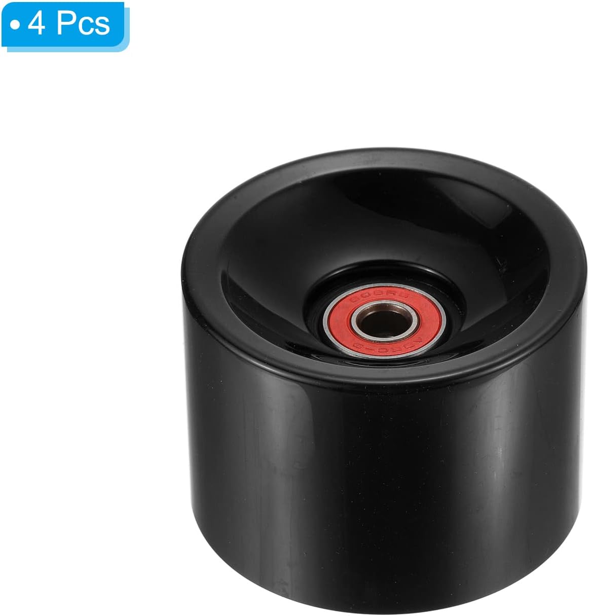 PATIKIL 78A Longboard Wheels with ABEC-9 Bearings, Soft Cruiser Wheels Street Wheels for Skateboards Skateboard Wheel PU