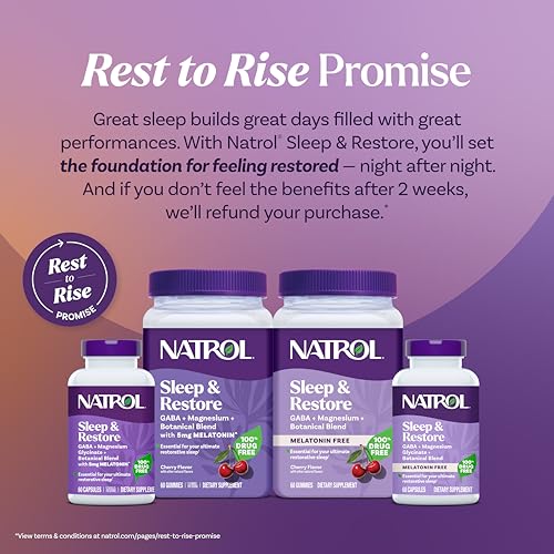 Natrol Sleep & Restore, Melatonin-Free, Lemon Chamomile, 10 Stick Packs - image 9