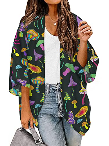 Image of BB&KK Women's Floral Kimono Summer Short Cover Ups Tops