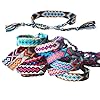 Tangser Nepal Woven Friendship Bracelets with a Sliding Knot Closure for Women, Kids, Girls, VSCO Girl and Men – Adjustable - Mix Color Random（Pack of 12）