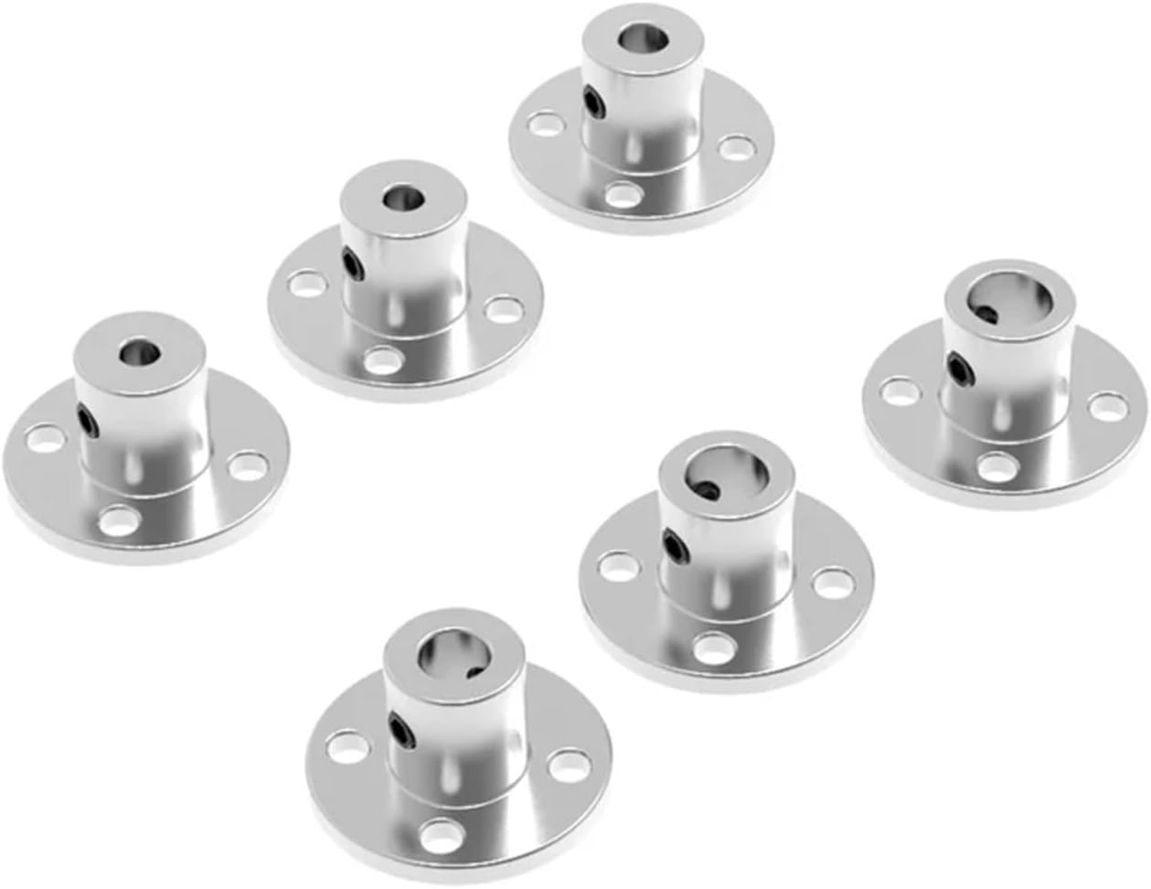 2mm/3mm/3.17mm/4mm/5mm/6mm/6.35mm/7mm/8mm/10mm/11mm/12mm/14mm Rigid Flange Coupling Motor Guide Shaft Coupler Motor Connector(4mm)