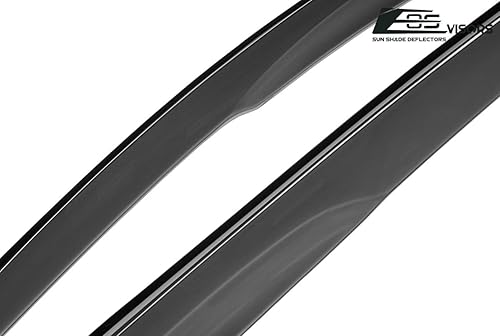 Miniatura 9 de Extreme Online Store Repuesto para Mazda CX-3 2016-2021 | Viseras EOS JDM Mugen Estilo Humo Tintado Ventilaciones Laterales Protector de Lluvia