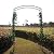 Better Garden Steel Garden Arch, 7'6" High x 4'7" Wide, Garden Arbor for Various Climbing Plant, Outdoor Garden Lawn Backyard