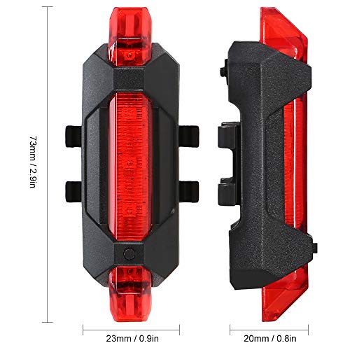 Lixada 15 Lumen Fanale Posteriore Bici USB