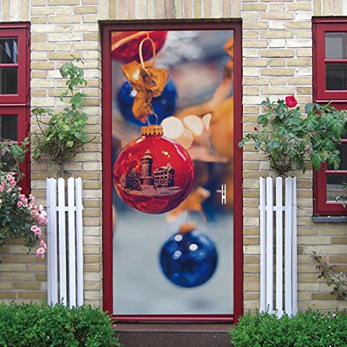 Papier peint art décor Noël autocollant pour masquer les défauts
