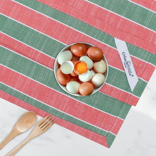 Urban Villa Kitchen Towels Set of 6 Christmas Kitchen Towels 20X30 Inches 100% Cotton Highly Absorbent Kitchen Towels Premium Quality Ultra Soft Mitered Corners KitchenTowels