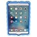 Gumdrop Cases Hideaway Stand for Apple iPad mini 4 (Late 2015) A1538 A1550 Rugged Tablet Case Shock Absorbing Cover, Light Blue/Royal Blue