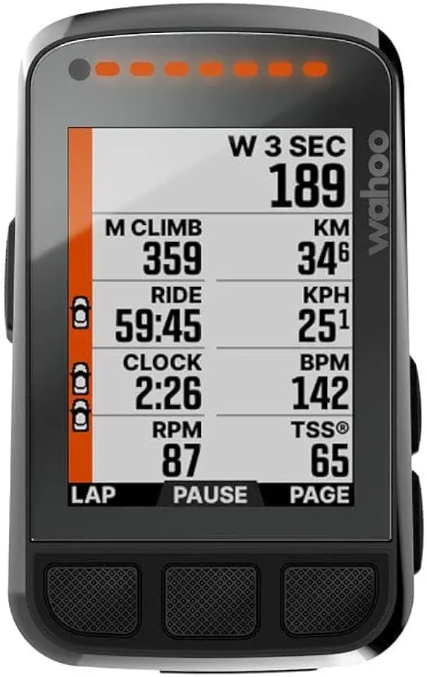 Wahoo ELEMNT Bolt GPS Cycling/Bike Computer,Black