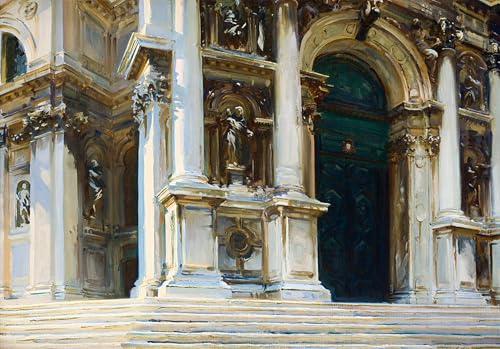 Affiche toile Santa Maria della Salute Venise John Singer Sargent 60x90
