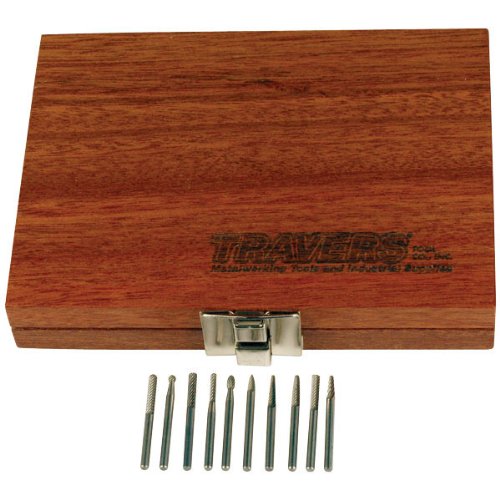 Set de 10 fresas de carburo TTC miniatura 1