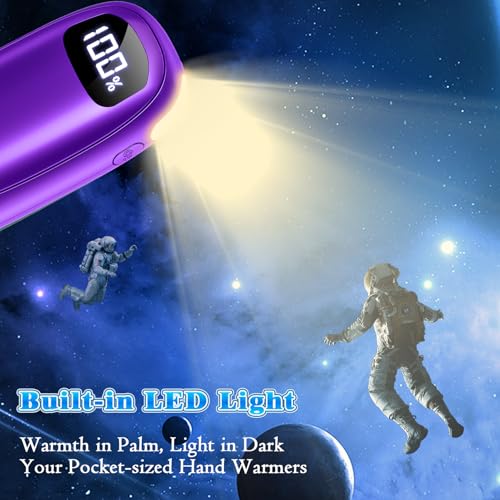Hand Wamrers Rechargeable, Dual-Sided Heating, LED Display & Flashlight by JMOSTRG - Used condition - Image 5