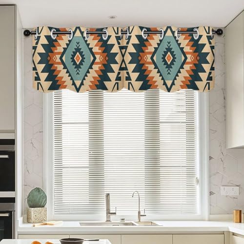 Cortinas cortas de cocina de 52x18" que visten tus ventanas sin restar luz 2