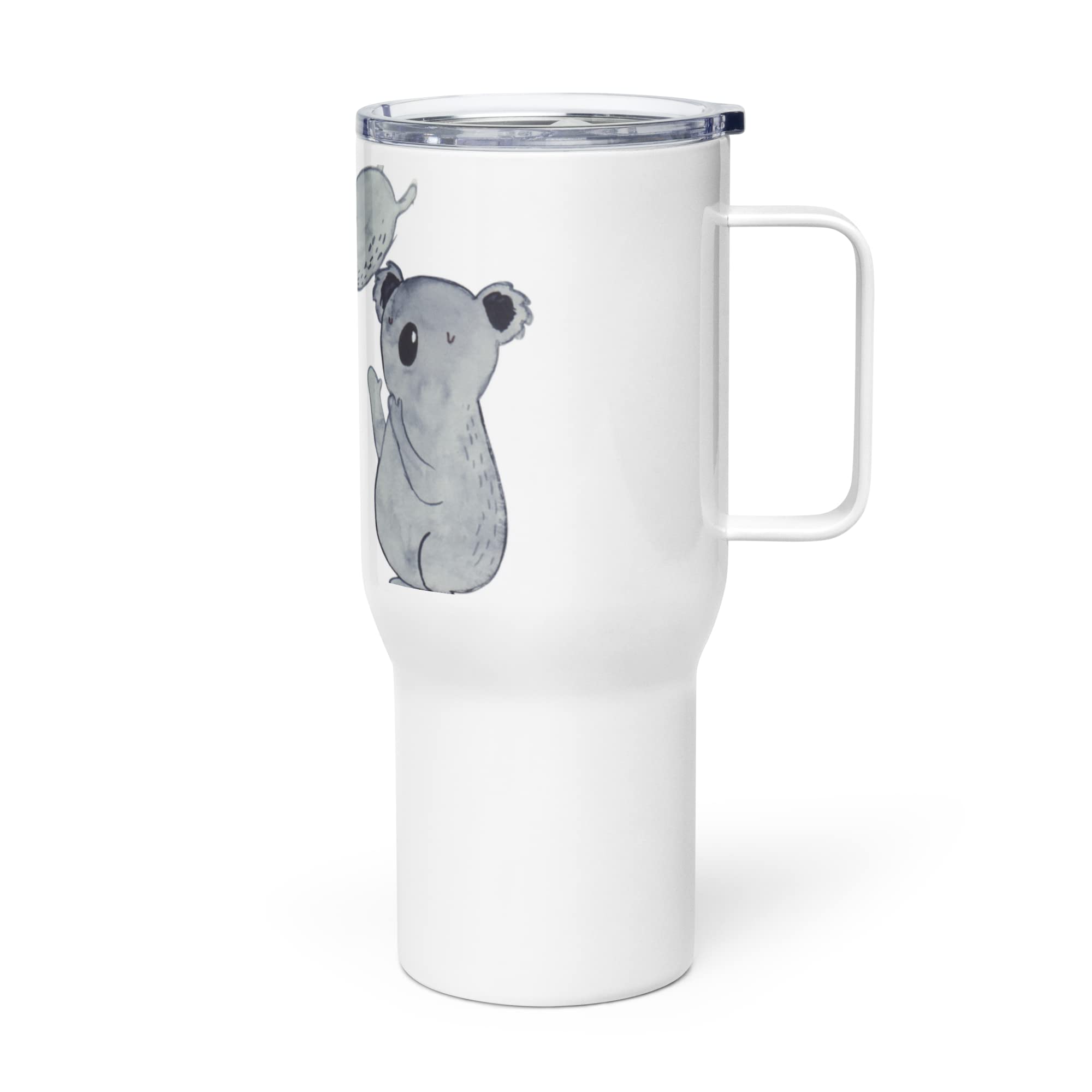 Mr. & Mrs. Panda Kaffee-to-go-Becher Koalas Feiern - Geschenk, thermosbecher, Koala, Geburtstag, Großer Thermobecher, Happy Birthday, Edelstahl Tasse, Thermos-Becher, Teetasse, Herz, Party