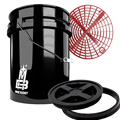 Seau de lavage professionnel Detailmate Magic Bucket 5 GAL avec GritGuard et Gamma Seal