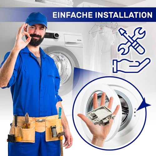 Türschloss der Waschmaschine T85 16(6) A 250V mit 3 Kontakten mit dem Originalcode 00619468 00633765 für Bosch für Siemens - Garantie 10 Jahre - MONTERAL