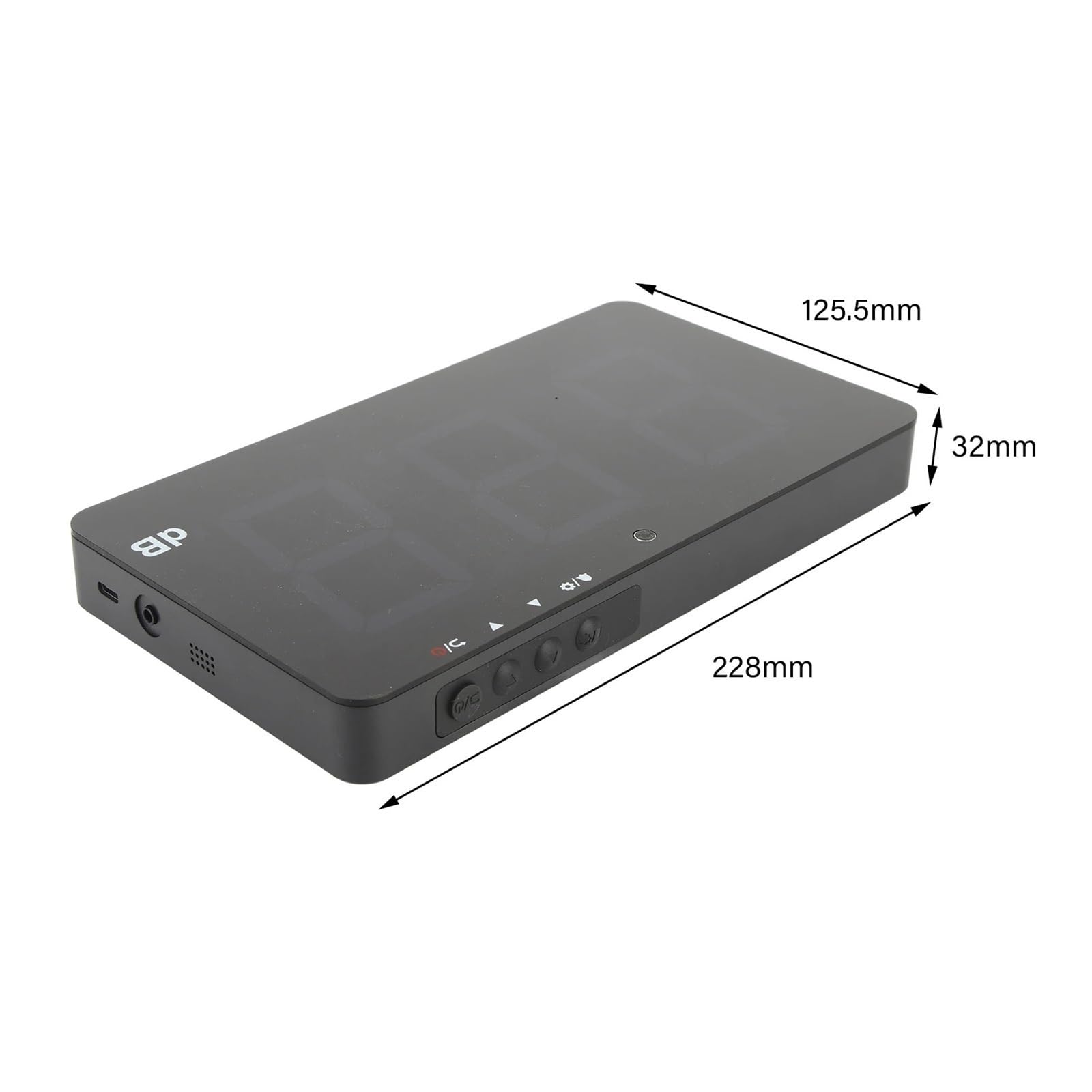 Sonómetro Digital De Pared Con Pantalla LCD De 9,6" Y Alimentación USB, Con 30-130 DB De Ruido. Amplia AplicacióN