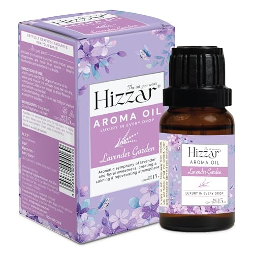 Image of Fragrance Oil | Lavender 15ml | Lavender Aroma Oil for Home Fragrance | Strong & Long-Lasting Aroma | Used in Diffusers, Oil Burner, Candles, Air Fresheners, Soaps