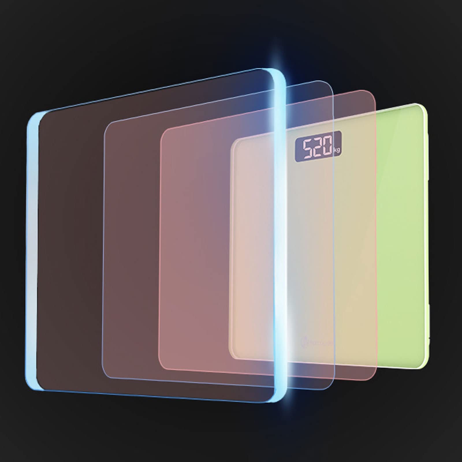 JINGYAN Cyfrowa waga łazienkowa Scale Weight Balance Digital Bathroom Smart Electronic Body Loss Weigh