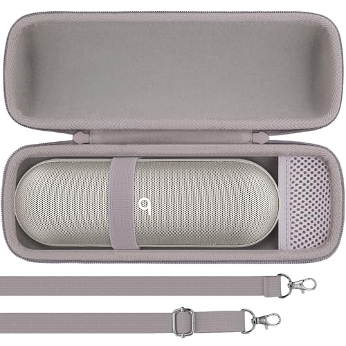 co2CREA Dur Étui de Voyage Rigide Housse Cas pour Beats Pill Enceinte Bluetooth Portable Microphone intégré(boîte Seule)