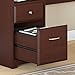 Bush Furniture Cabot 72W Computer Desk with Drawers in Harvest Cherry, Large Work Table and Built-in Storage for Home Office, 6 Foot Long Desktop
