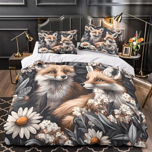 Parure de lit microfibre douce avec fermeture éclair lit king - 2