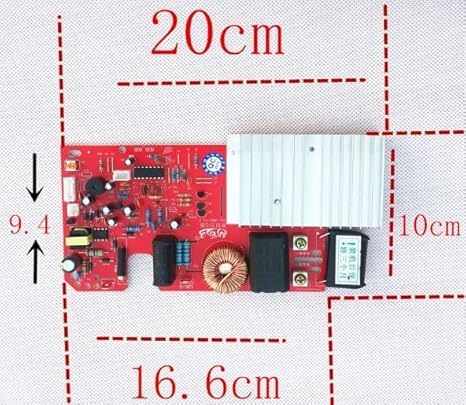 Image of 2200W Induction Cooker Controller PCB Circuit Board, Touch Control, Multilayer, Multicolour