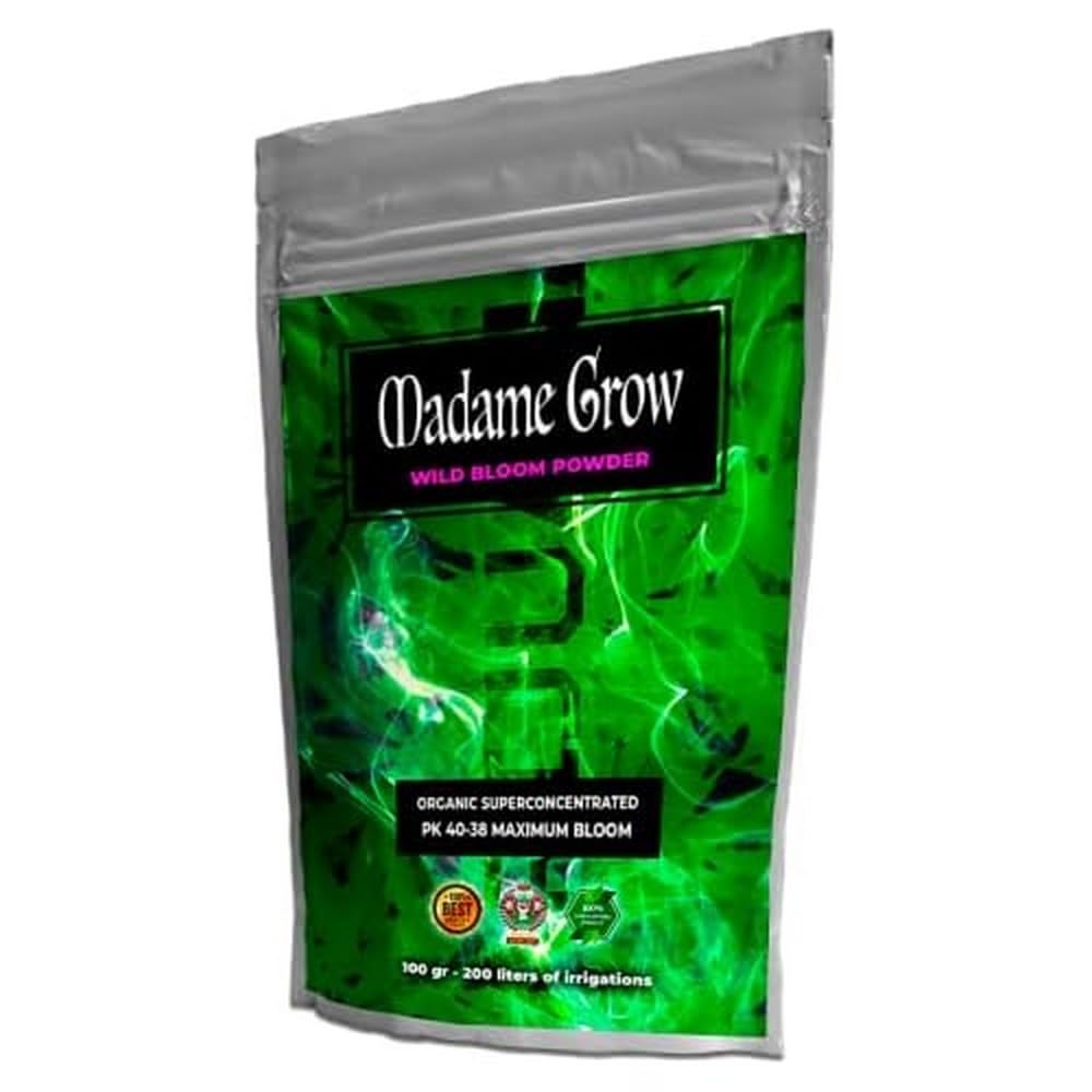 MADAME GROW - Concime organico - Coltivazione esterna e interna - Nutrienti, fertilizzanti o concimi per 420 o piante terapeutiche - KIT FORMENTERA (3x1L