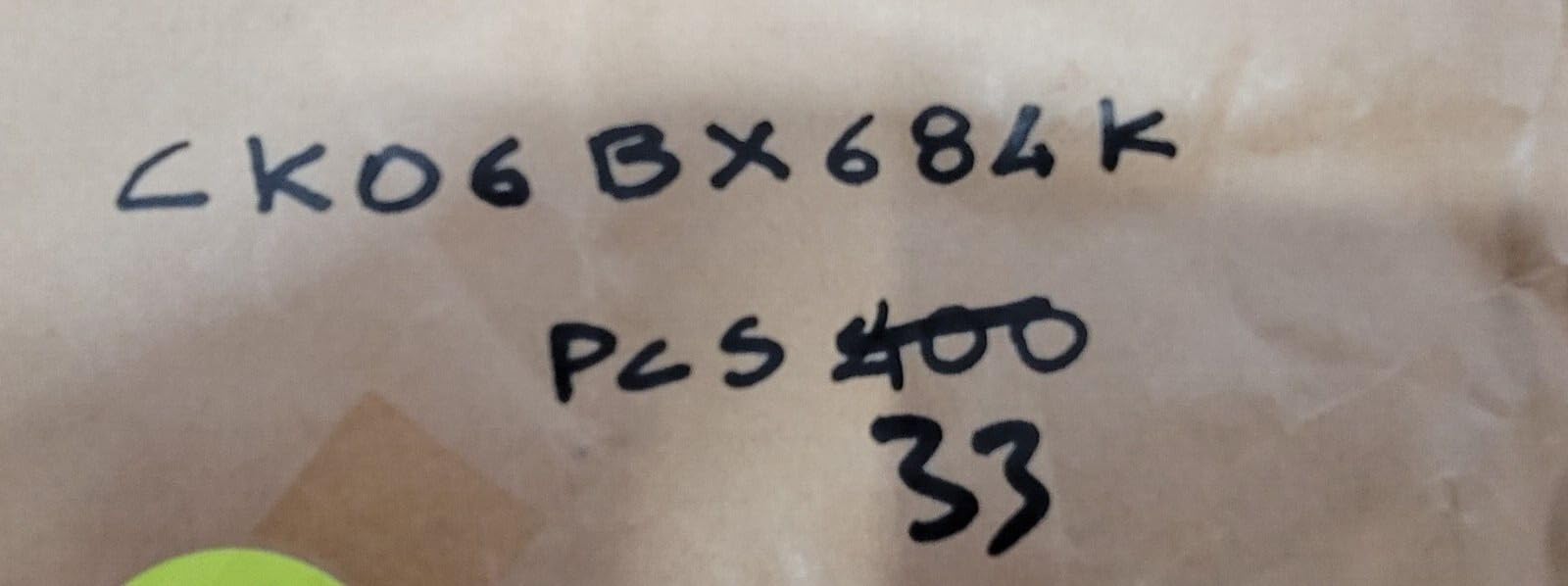 Generic (1 PC) CK06BX684K KEMET Compatible with CAP CER 0.68UF 50V 10% RADIAL