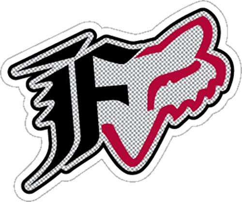 Fox Racing Oxidize 4.5 Inch Sticker - Red