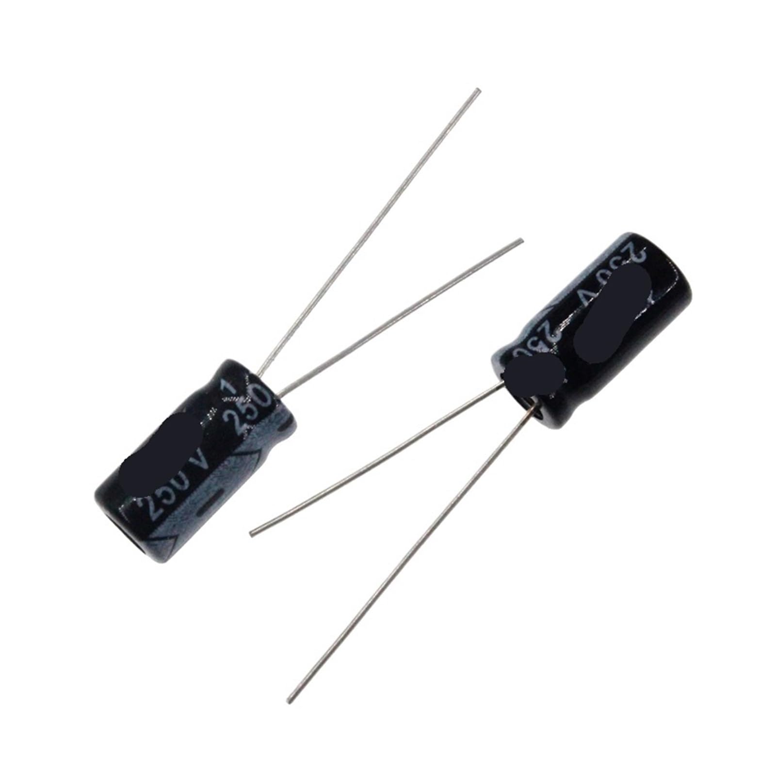Condensateur électrolytique 1uF 250V pour montage de projets de domotique DIY en lot de 10