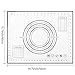 Tapete de Silicona para Hornear Baking Mat,Estera de silicona para hornear,Tapete para...