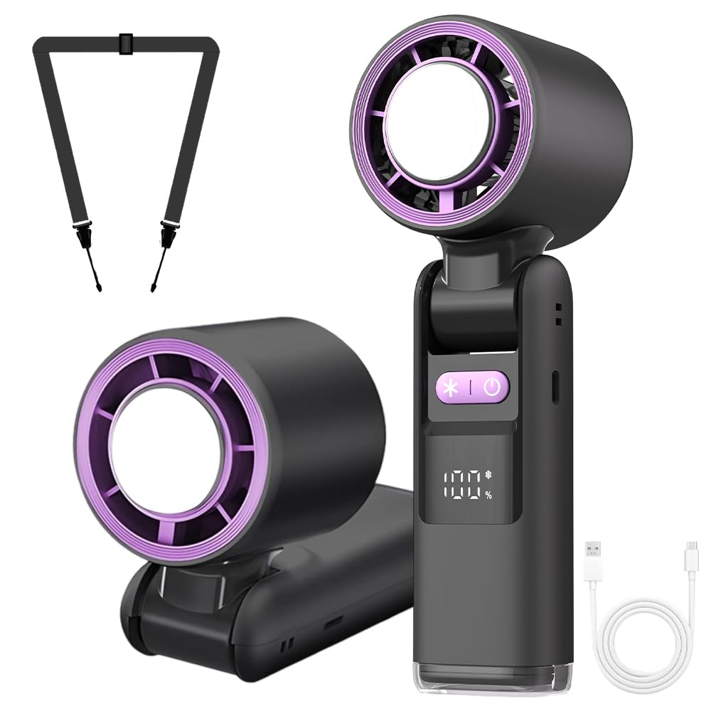Ventilateur portatif rechargeable USB pour le bureau et les trajets quotidiens