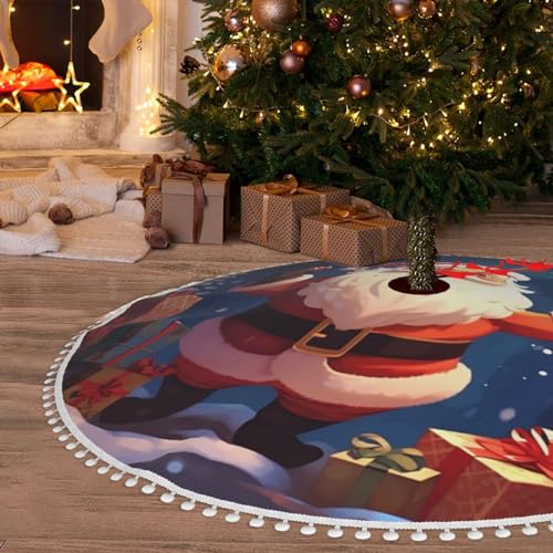 Jupe de sapin de Noël 121 cm de qualité supérieure pour décoration - 2
