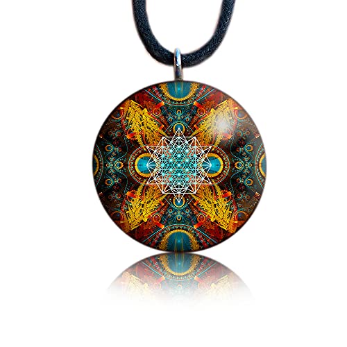 Sacred Geometry Orgone Pendant | Merkaba | Orgonite Necklace | Orgonite | Star Matrix
