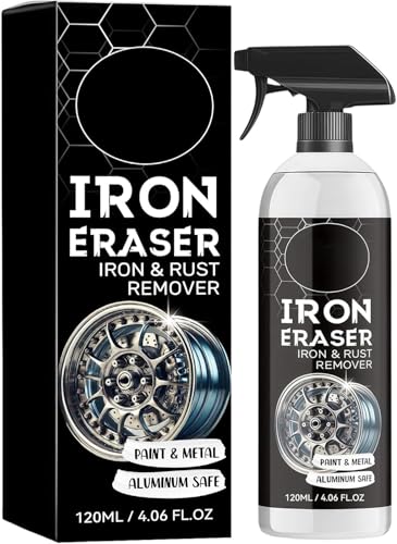 KDIRST Iron Eraser Iron Eraser Iron and Rust Remover Iron Eraser Rust Remover Spray Iron Powder Remover Professional Automotive Surface Cleaning