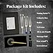 Tuning Forks for Healing Set (128Hz, 256Hz, 512Hz), Yoga and Meditation Accessories & Sound Therapy Devices, Sound Healing Instruments for Chakra, A Good Gift for Women and Meditation Beginner