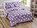 MK Home LLC 6pc Twin Size Comforter Set for Girls Unicorn Purple Blue Yellow White New