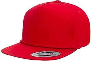 Premium Red Flat Bill Golf Cap for Men and Women